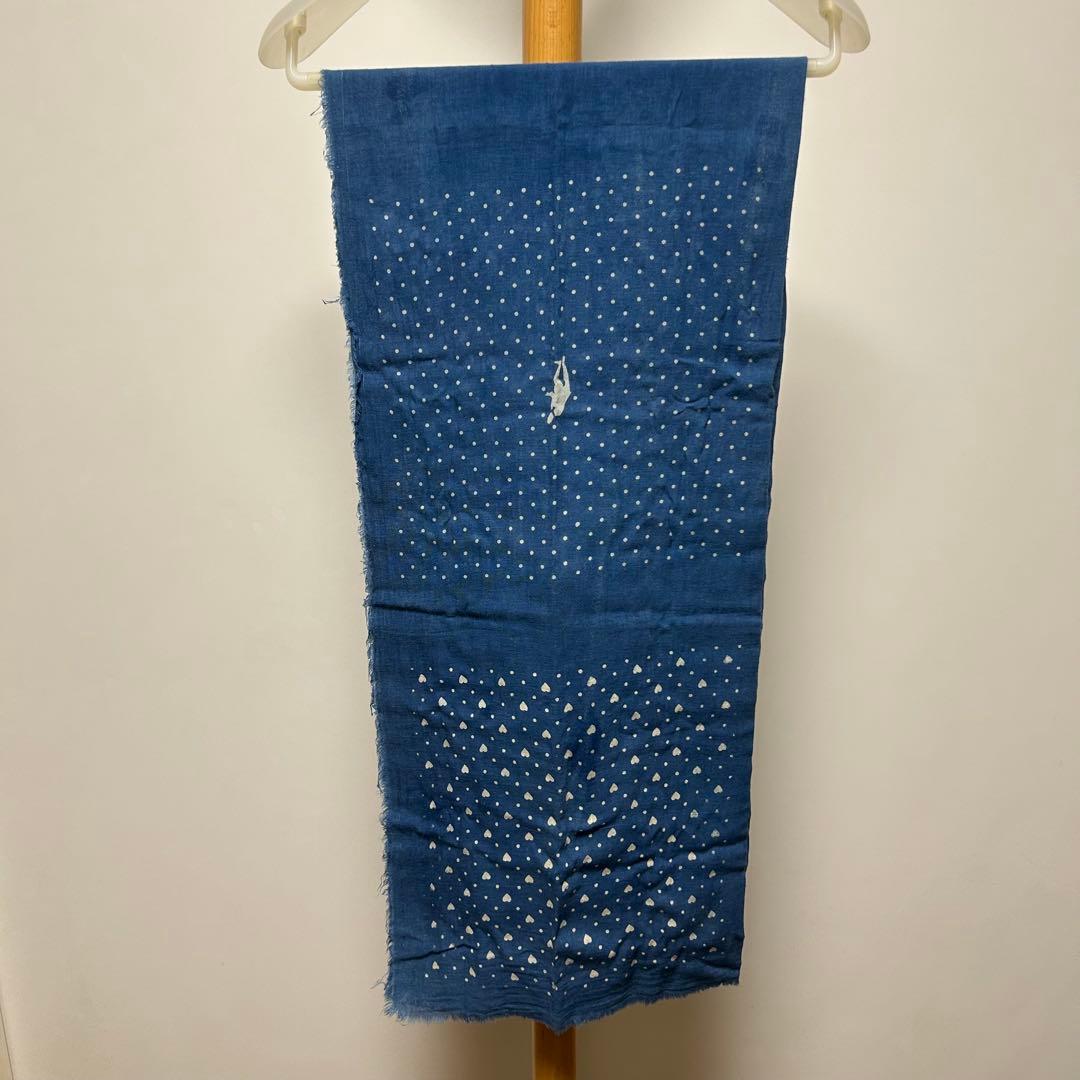 ポータークラシック インディゴ ガーゼストール 手染め