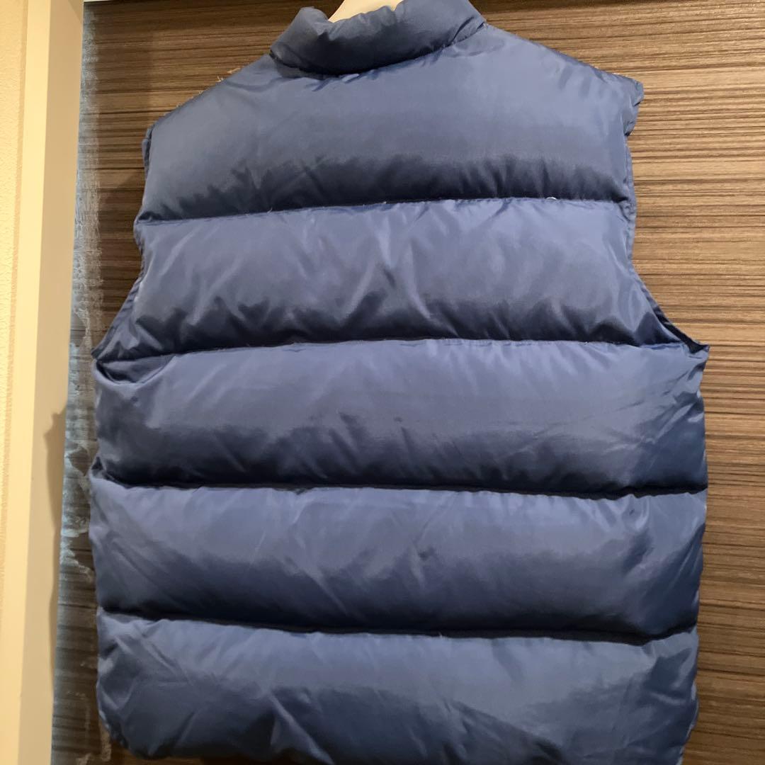 90s L.L.Bean グースダウンベスト ブルー メンズL 大阪古着屋購入