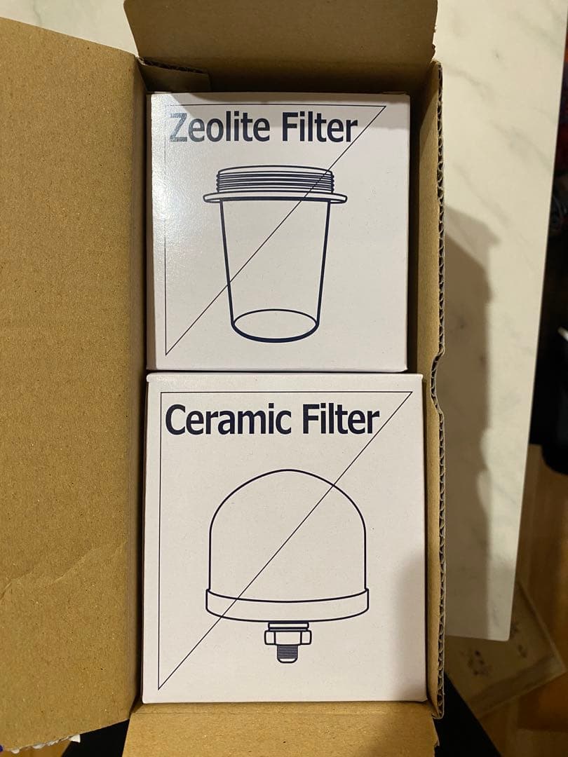 【未開封・送料込】クラブエコウォーター　セラミックフィルターゼオライトフィルター