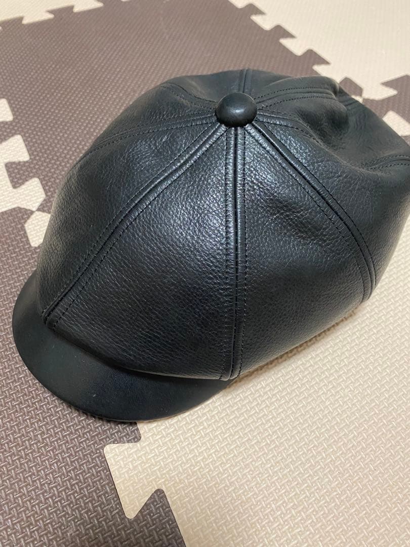 Y'2 LEATHER PRODUCTS ブラックキャスケット M