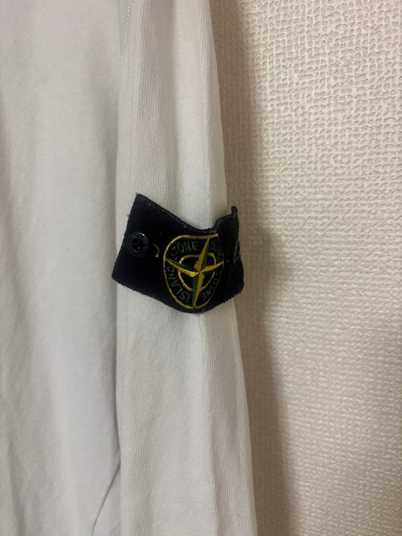 STONE  ホワイト長袖カットソー　L