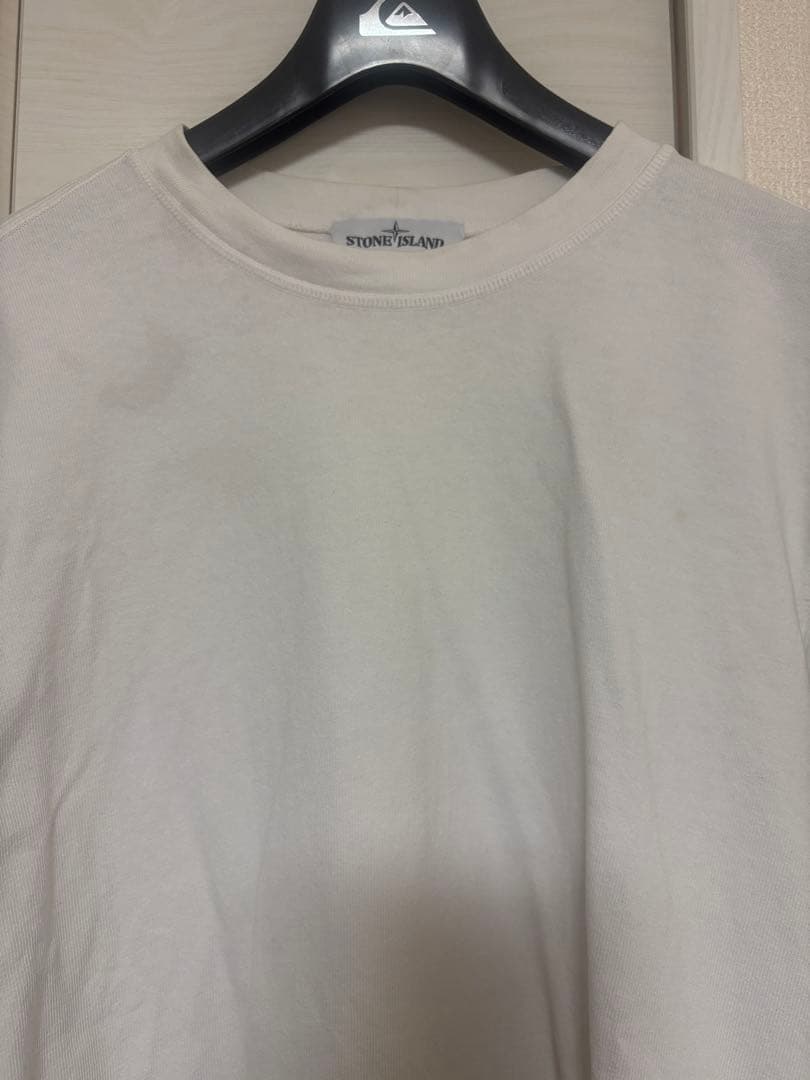 STONE  ホワイト長袖カットソー　L