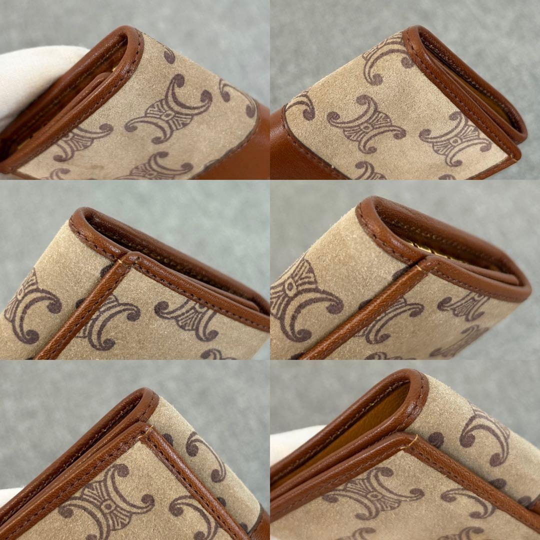 【箱付き】【極美品】セリーヌ マカダム柄 キーケース ゴールド 馬車金具 240