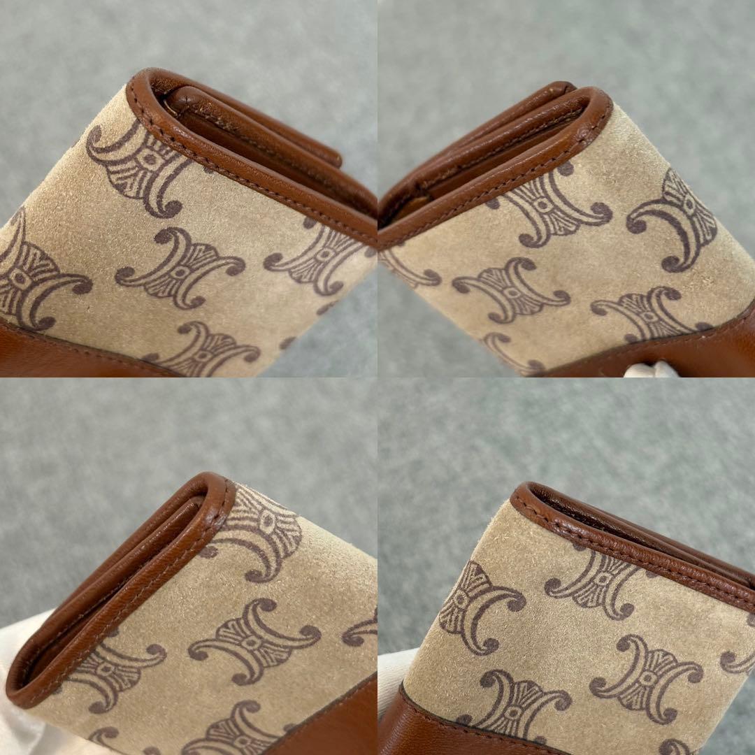 【箱付き】【極美品】セリーヌ マカダム柄 キーケース ゴールド 馬車金具 240