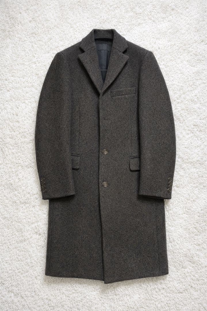 acne studios チェスターコート ウール グレー