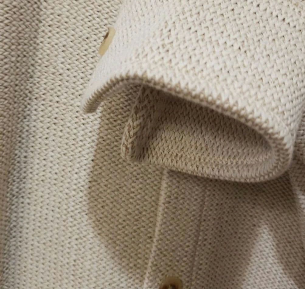 AURALEE ベージュ 長袖シャツワンピース サイズ1