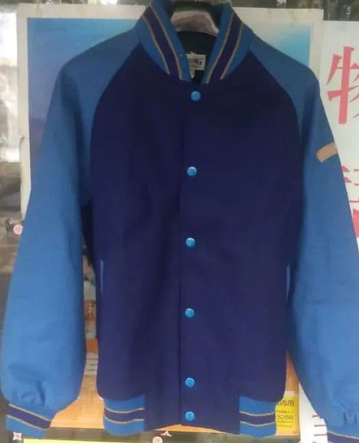 SPALDING グランドジャンバー　ブルー　日本製　デッドストック　サイズＭ