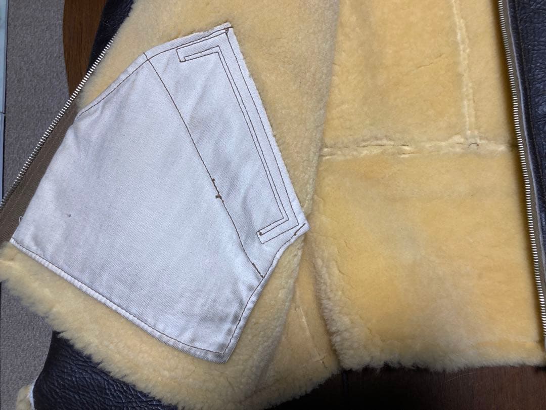 な*ん様 バズリクソンズ　フライトジャケット　B-6 ムートン　羊