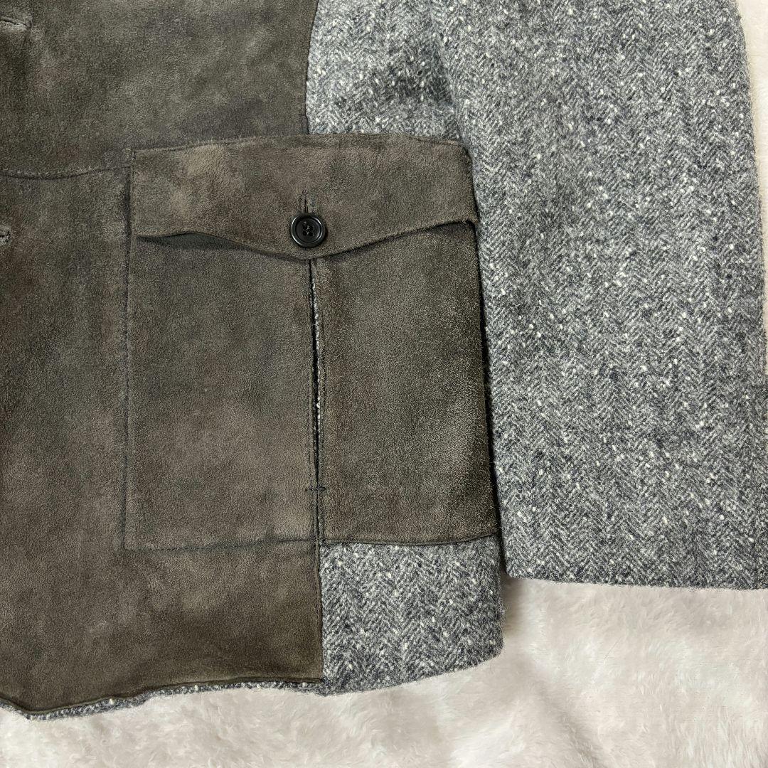 【本革仕様】Hettabretz　テーラードジャケット　ヤギ本革　イタリア製