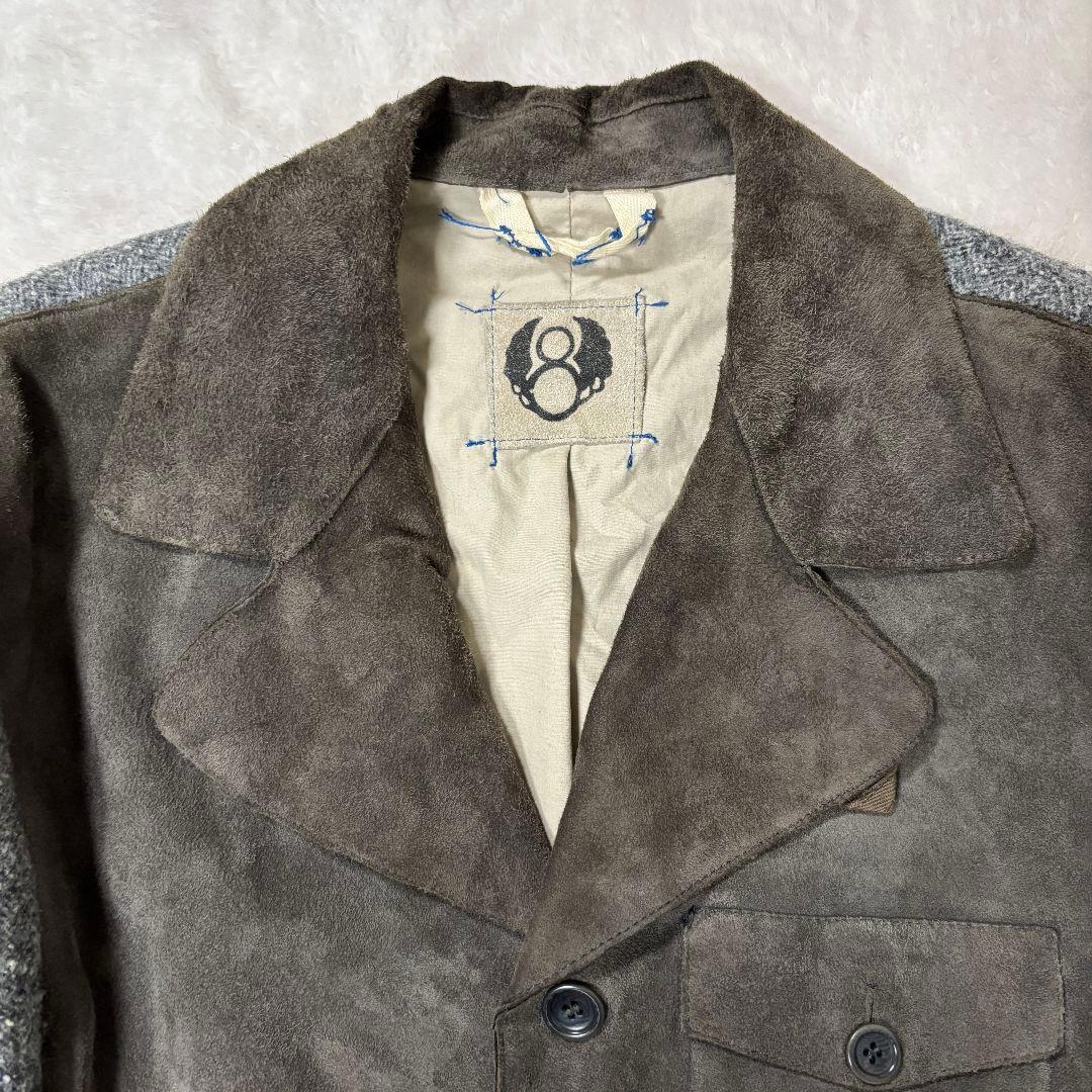 【本革仕様】Hettabretz　テーラードジャケット　ヤギ本革　イタリア製