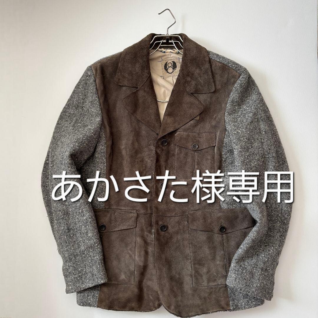 【本革仕様】Hettabretz　テーラードジャケット　ヤギ本革　イタリア製