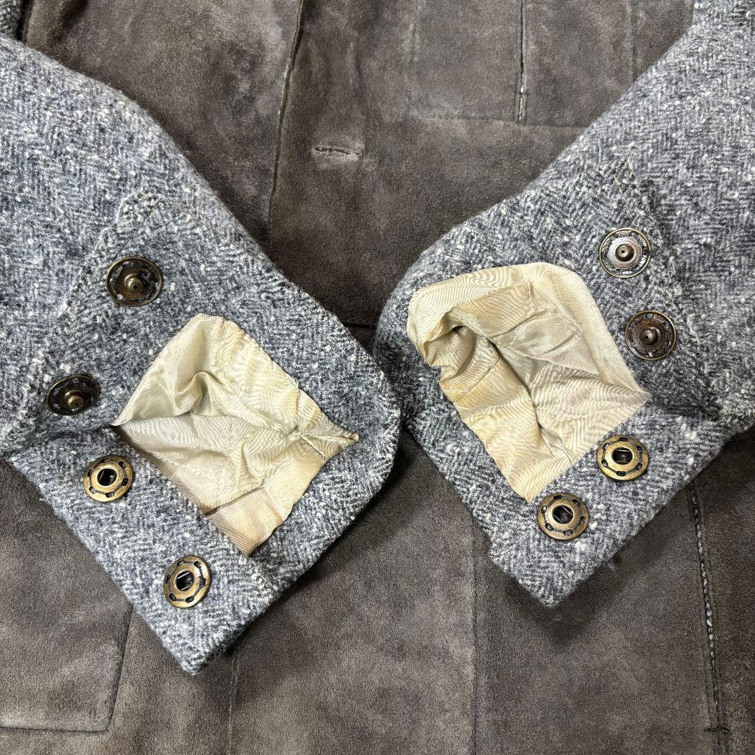 【本革仕様】Hettabretz　テーラードジャケット　ヤギ本革　イタリア製