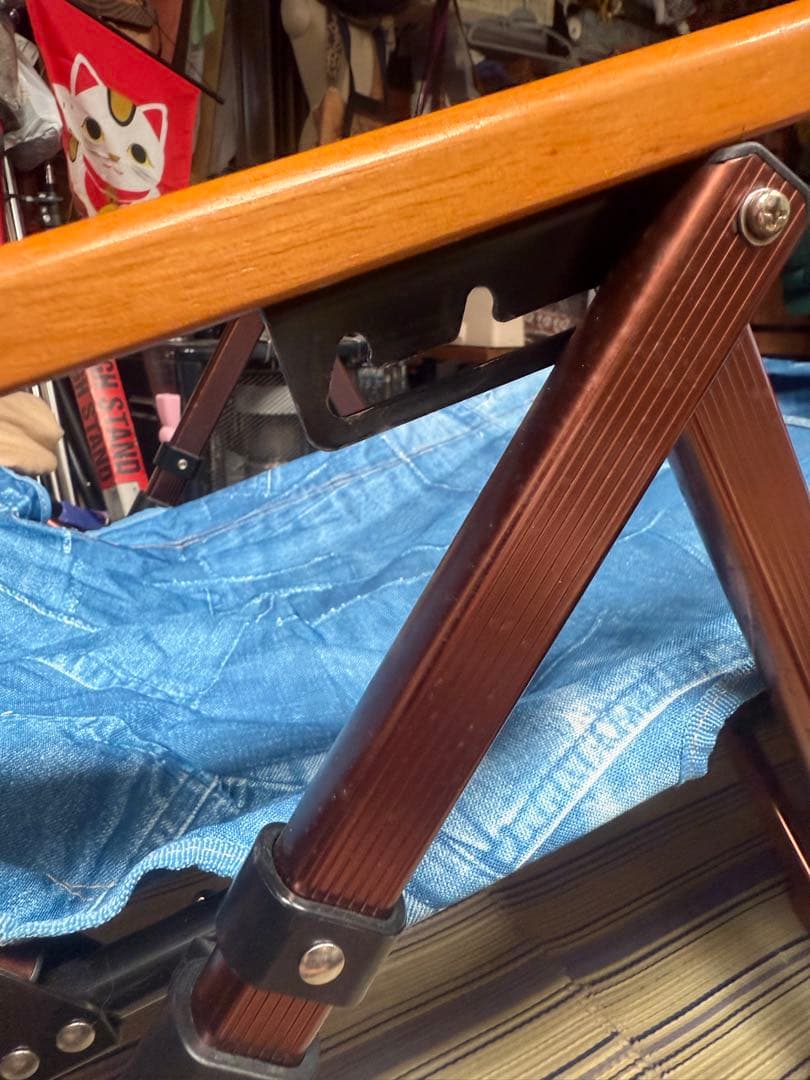 希少廃盤品　コールマン：レイチェアデニム柄