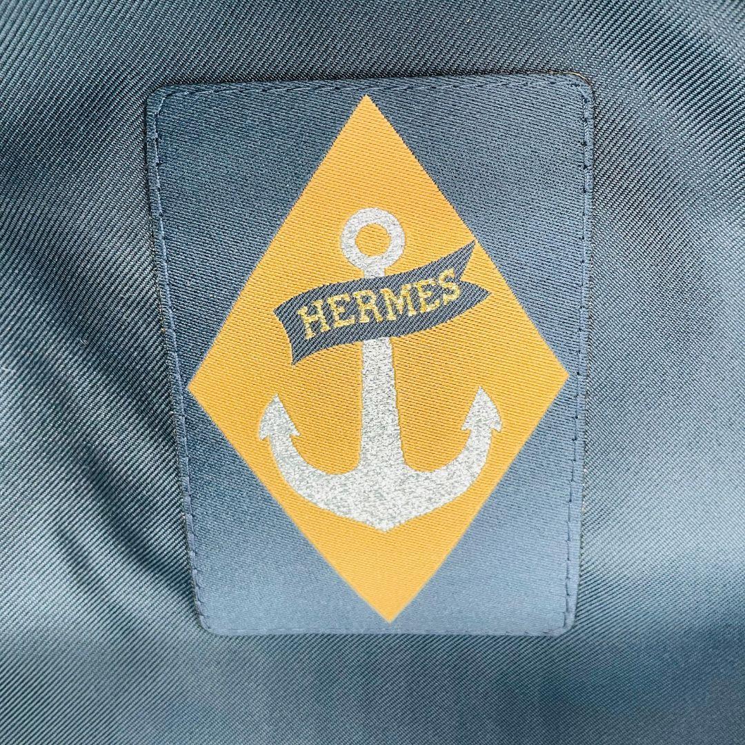 エルメス ヴォーバンセーラー キャスケット　帽子　キャップ ネイビー ウール