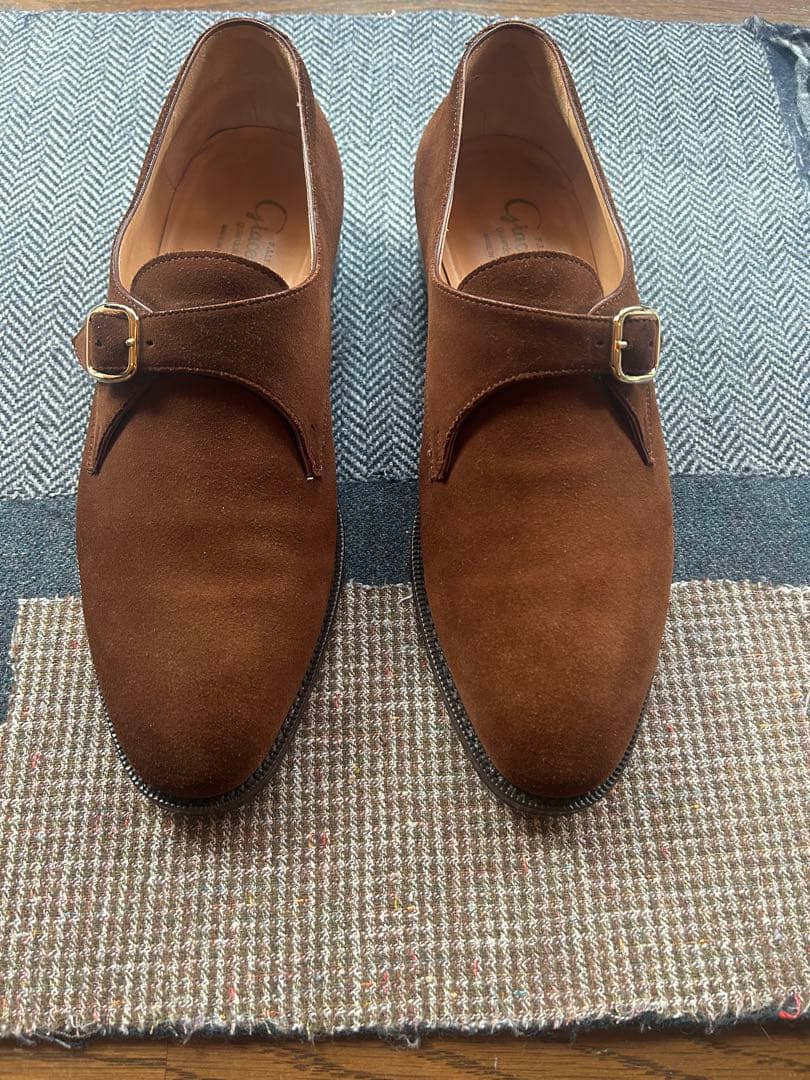 新品　フラテッリジャコメッティ　シングルモンクストラップ 大島拓身