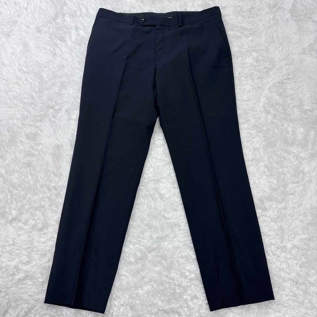 SUITSELECT スーツセレクト スリーピース チェック ネイビー AB5