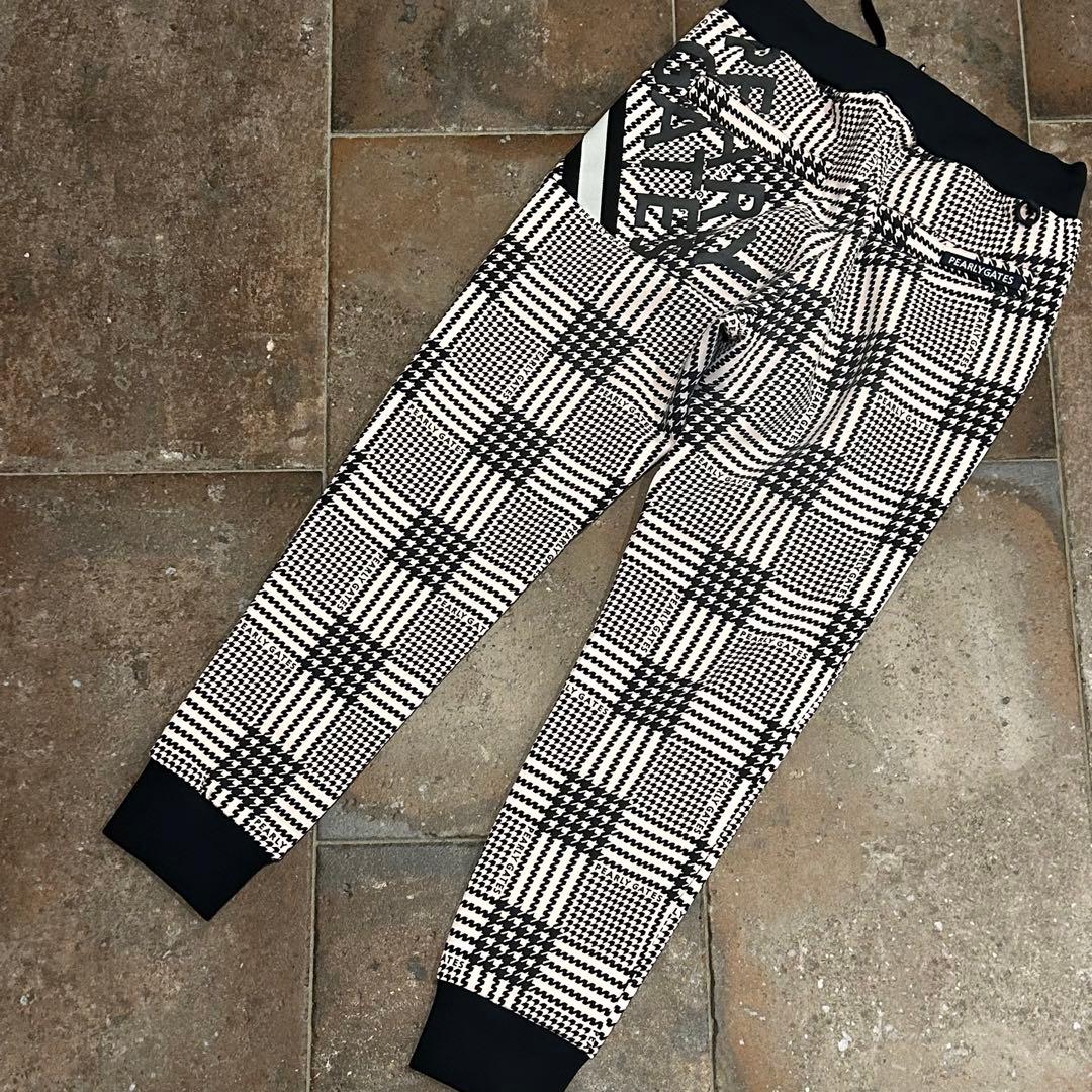 PEARLY GATES NOモノフィラエアクッション ダンボールニットパンツ