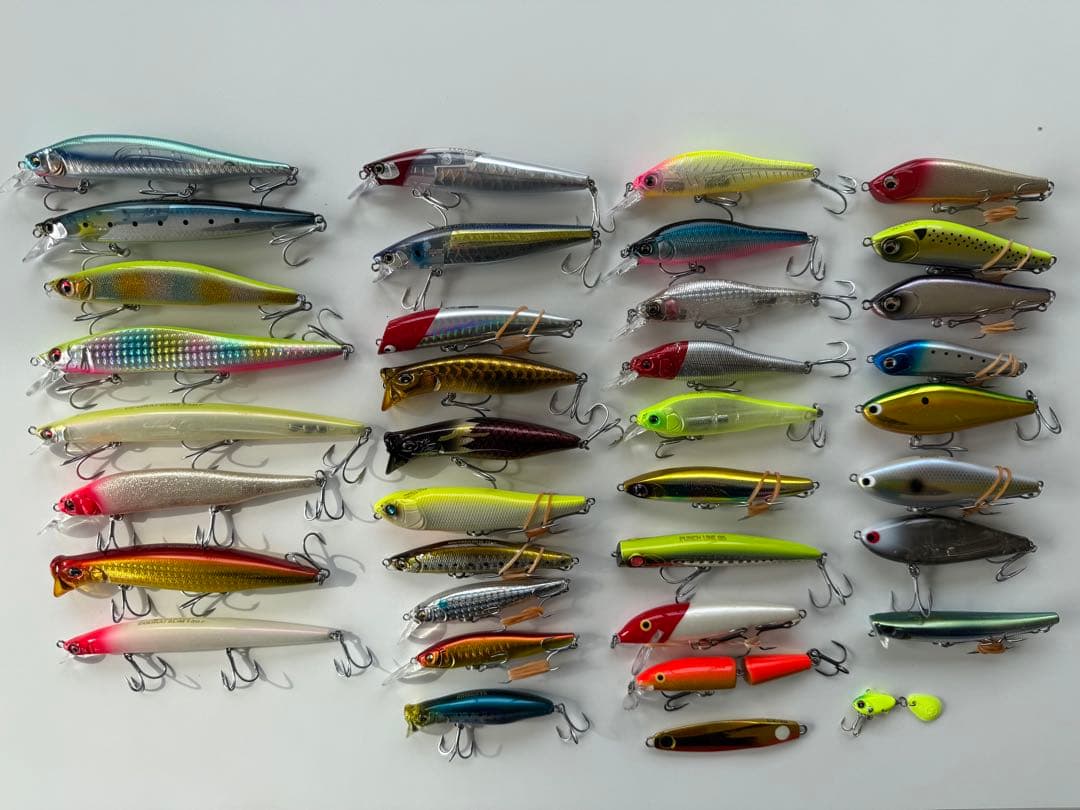 シーバス引退セット　ルアー230個超え