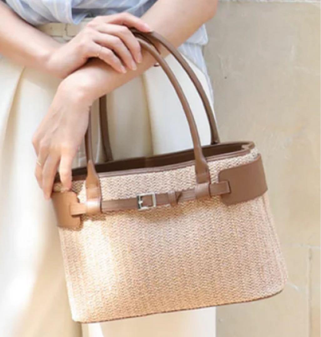 傅濱野　デンハマノ　nature baskettie トートバッグ