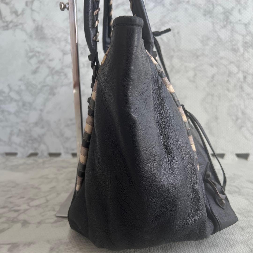 レアモデル✨バレンシアガ ザ サンデー トートバッグ ミラー付き ブラック