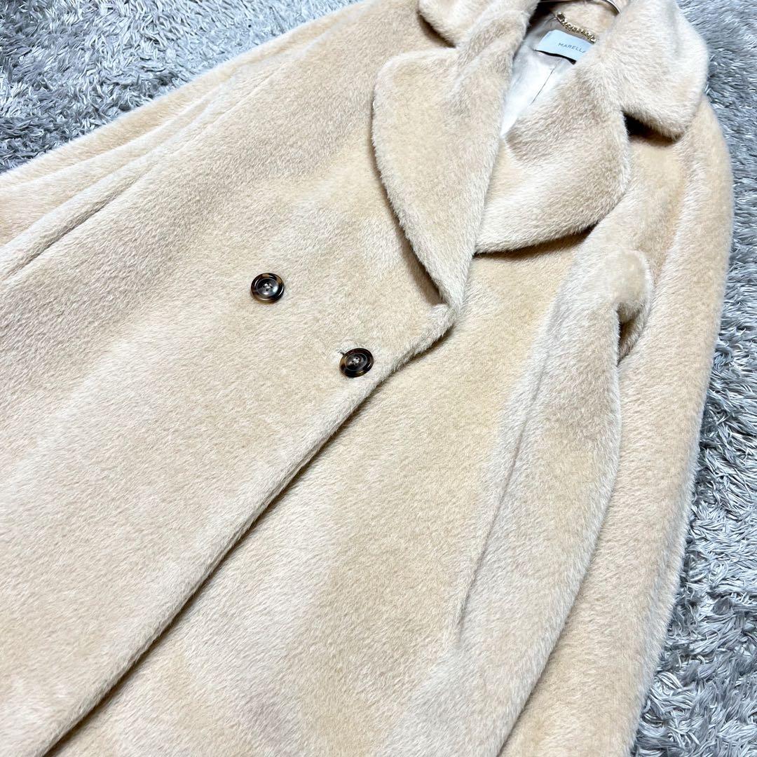 MaxMara マレーラ 現行タグ アルパカ テディベアコート XL相当 極美品