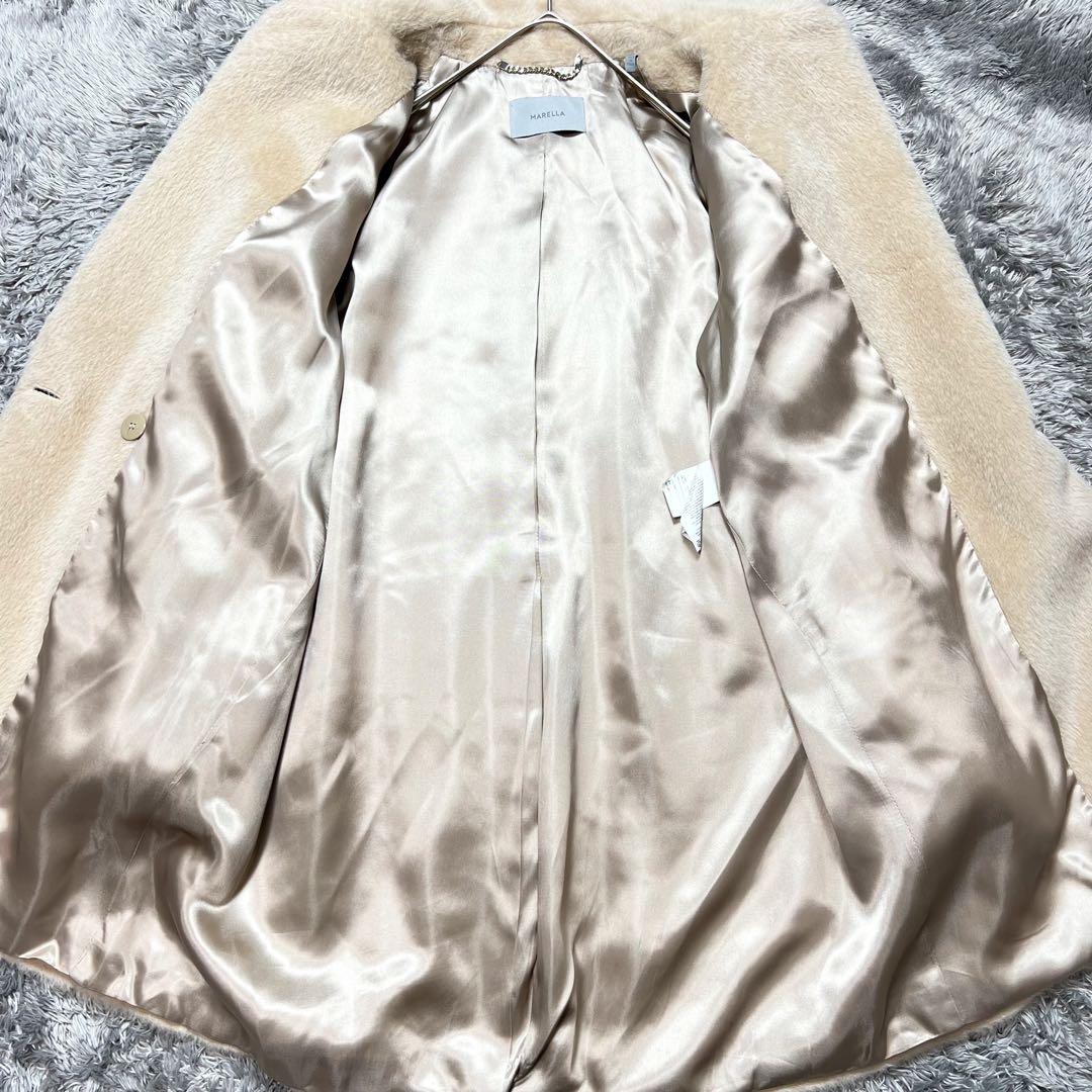 MaxMara マレーラ 現行タグ アルパカ テディベアコート XL相当 極美品