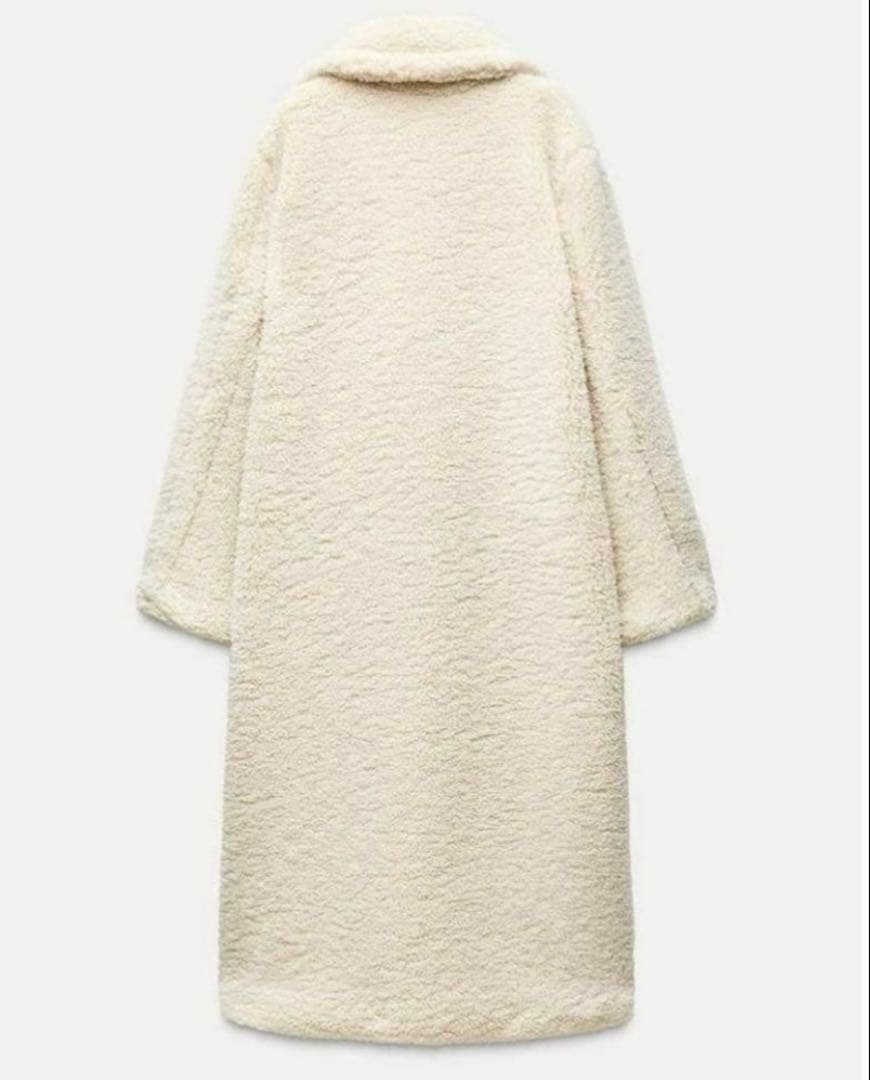 ZARA テディベアコート ロングコート