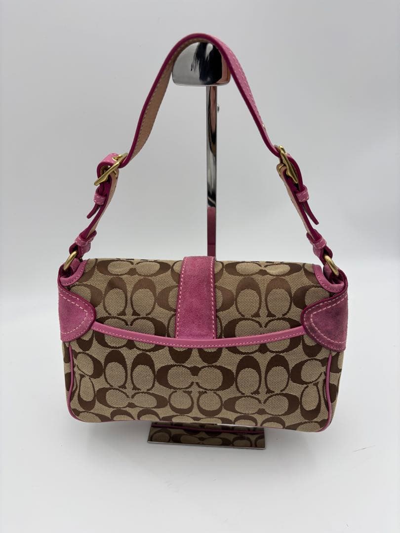 希少 COACH コーチ ソーホー シグネチャー ワンショルダーバッグ 1482