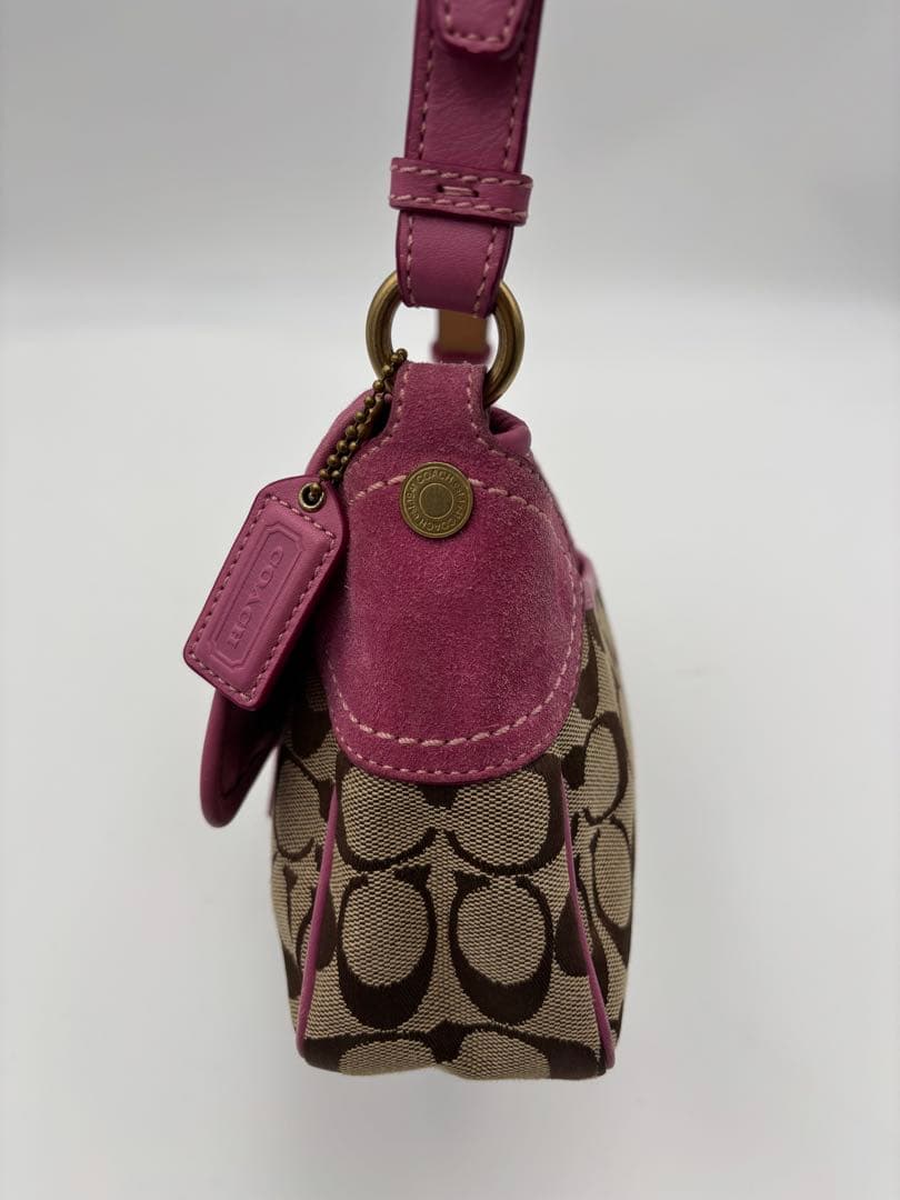 希少 COACH コーチ ソーホー シグネチャー ワンショルダーバッグ 1482