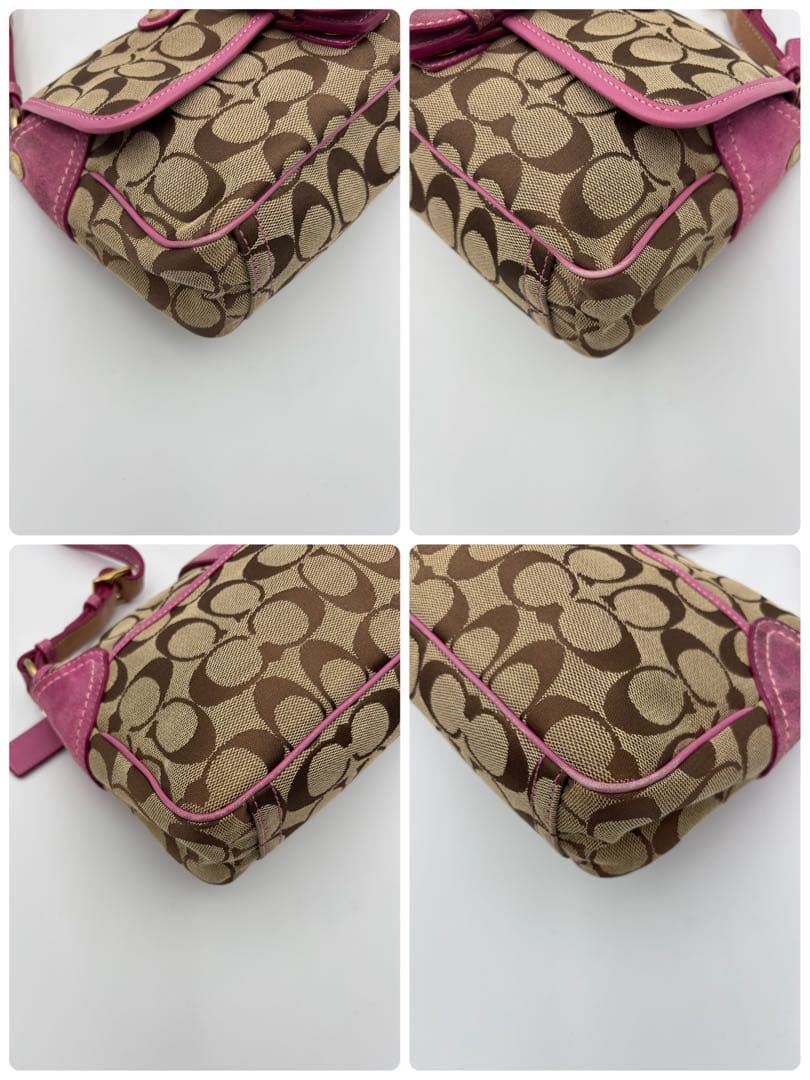 希少 COACH コーチ ソーホー シグネチャー ワンショルダーバッグ 1482