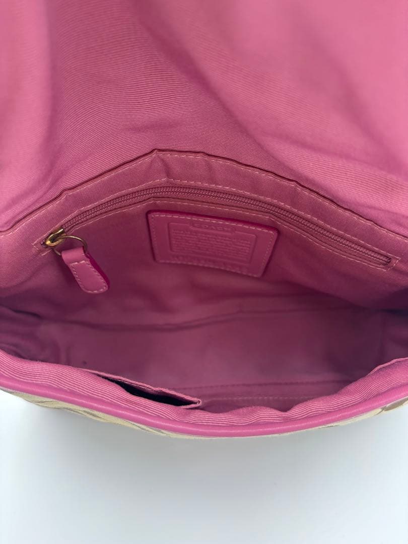 希少 COACH コーチ ソーホー シグネチャー ワンショルダーバッグ 1482