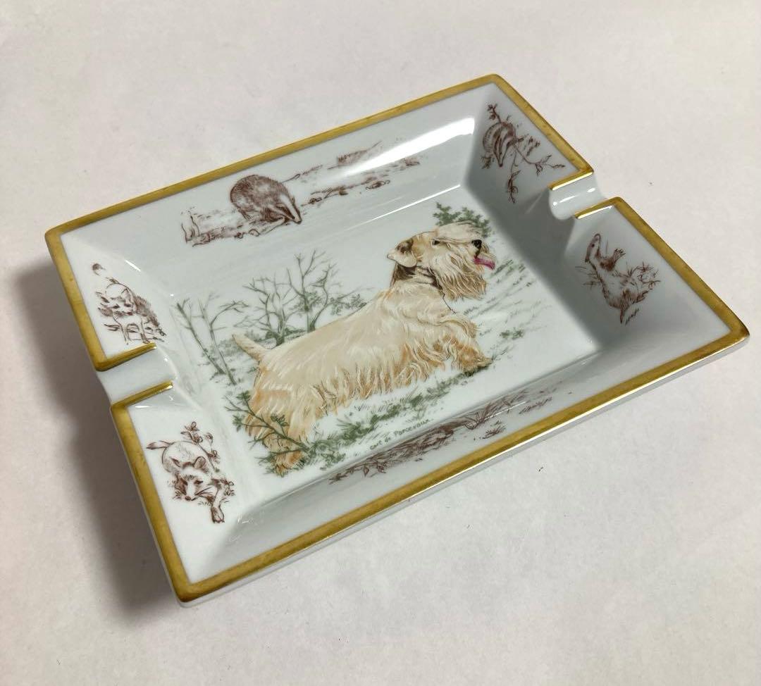 HERMES　エルメス アッシュトレイ 灰皿 小物入れ　鍵置き　ドッグ