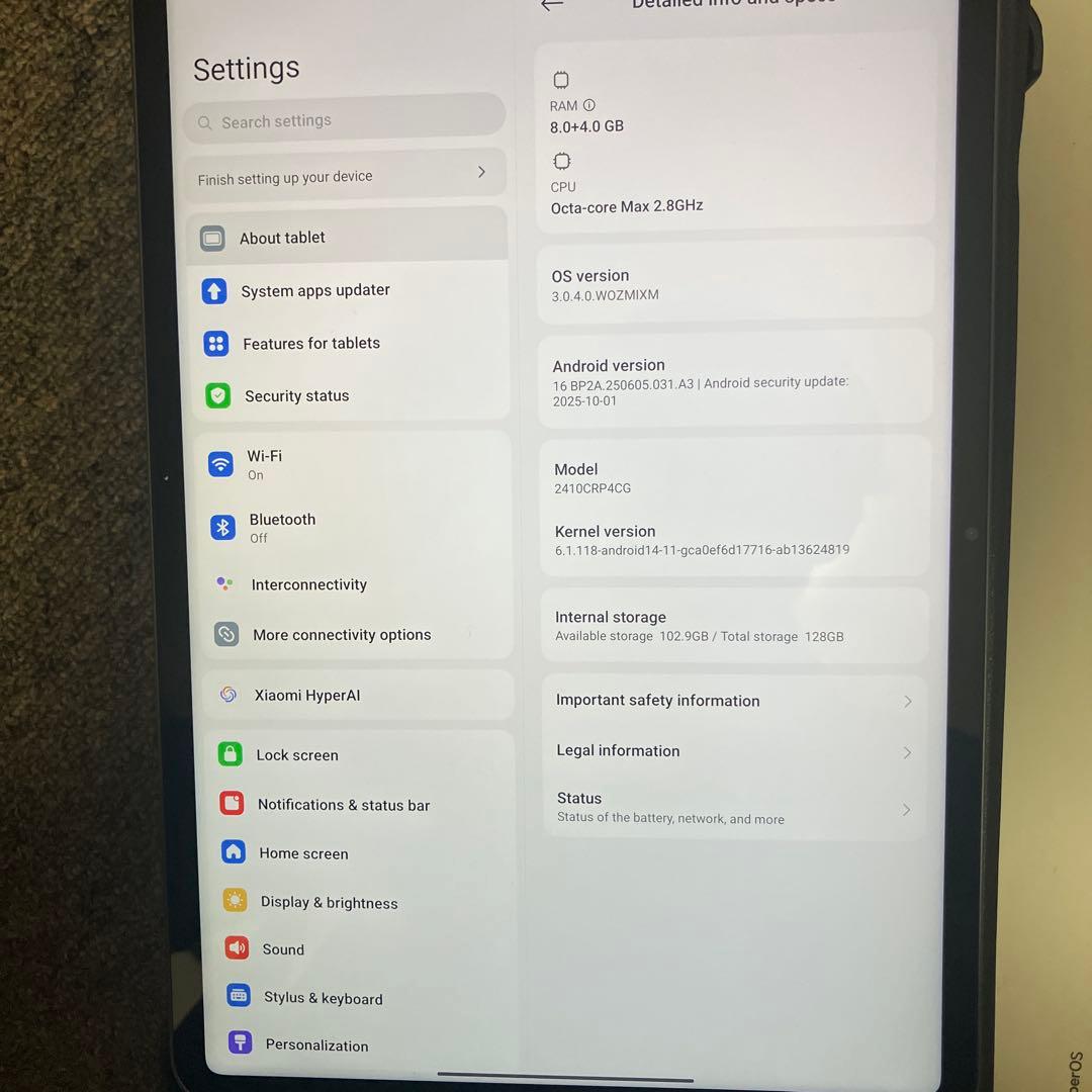その他 XIAOMI REDMI PAD 7 + HARDCASE