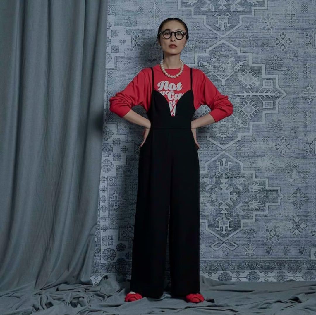 トーマスマグパイ　オーバーオール　オールインワン　サロペット　ブラック　M