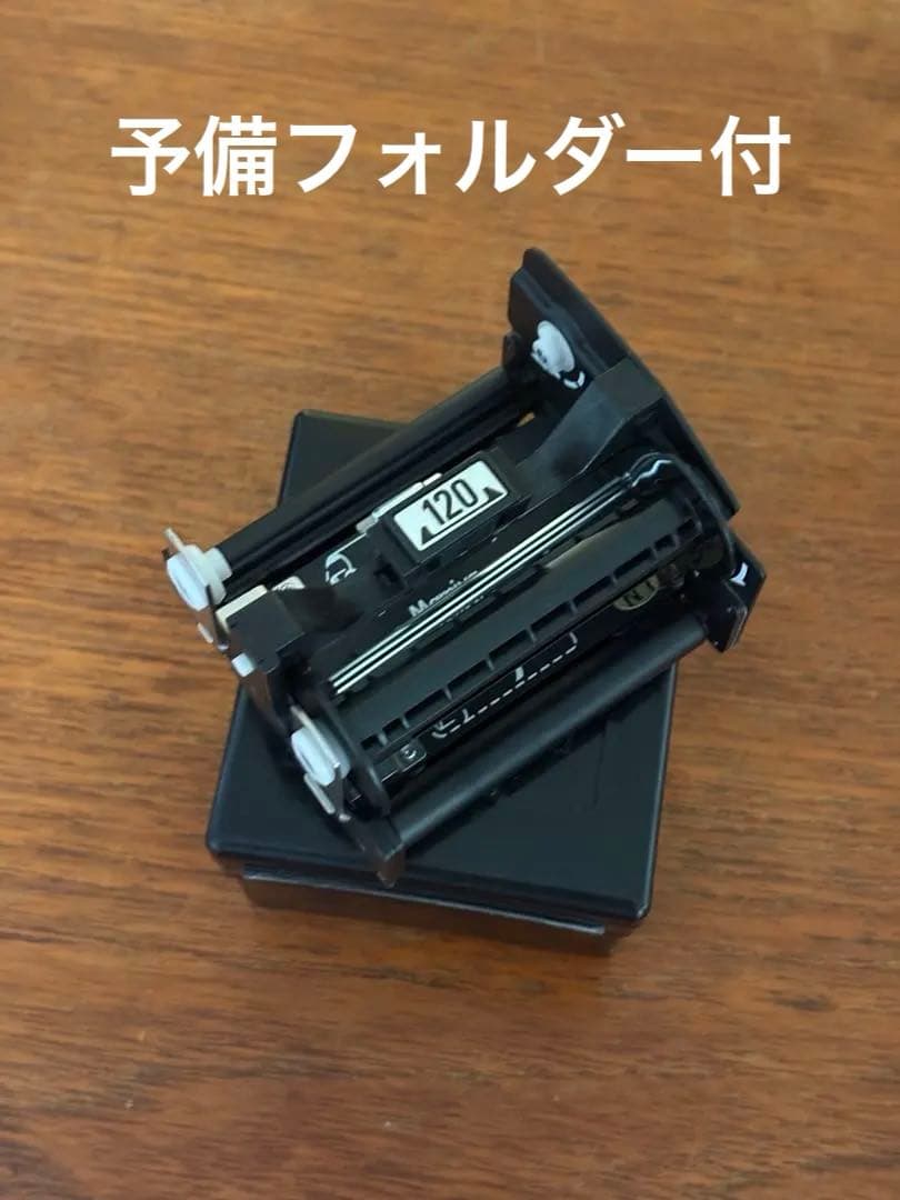 Mamiya 645E 中判カメラ　ストラップ＆予備フォルダー付
