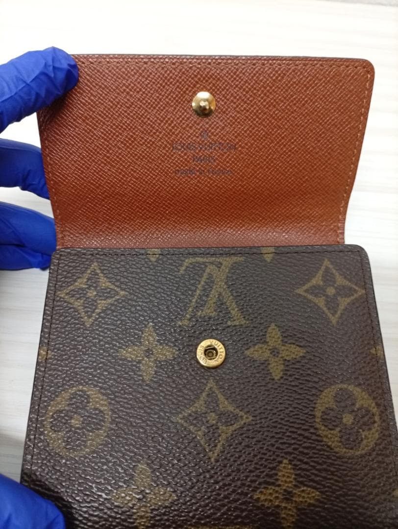 L0105-17　Louis Vuitton モノグラム 三つ折り財布