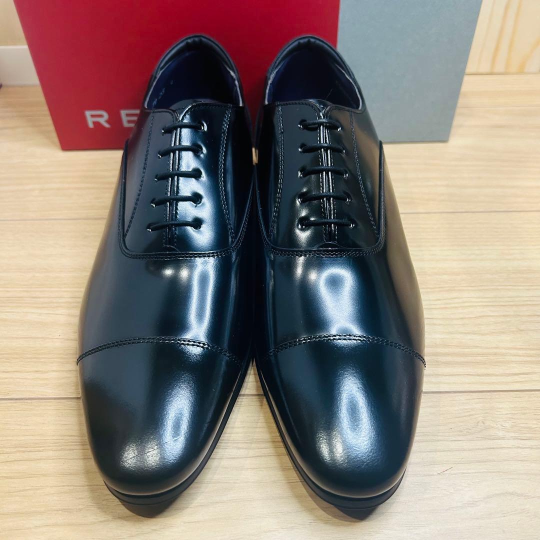 【新品】REGAL リーガル 31TR 内羽根 ストレートチップ 黒 25cm