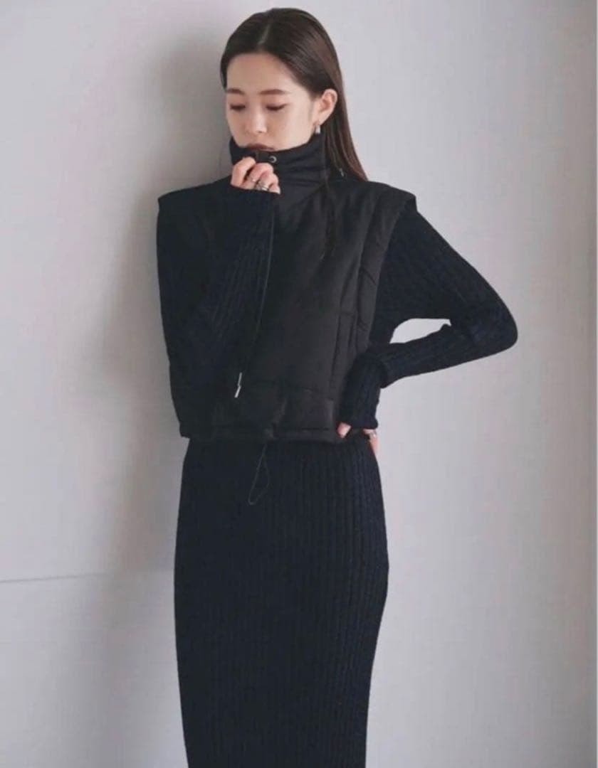 TODAYFUL Quilting Compact Vest 38 ブラック