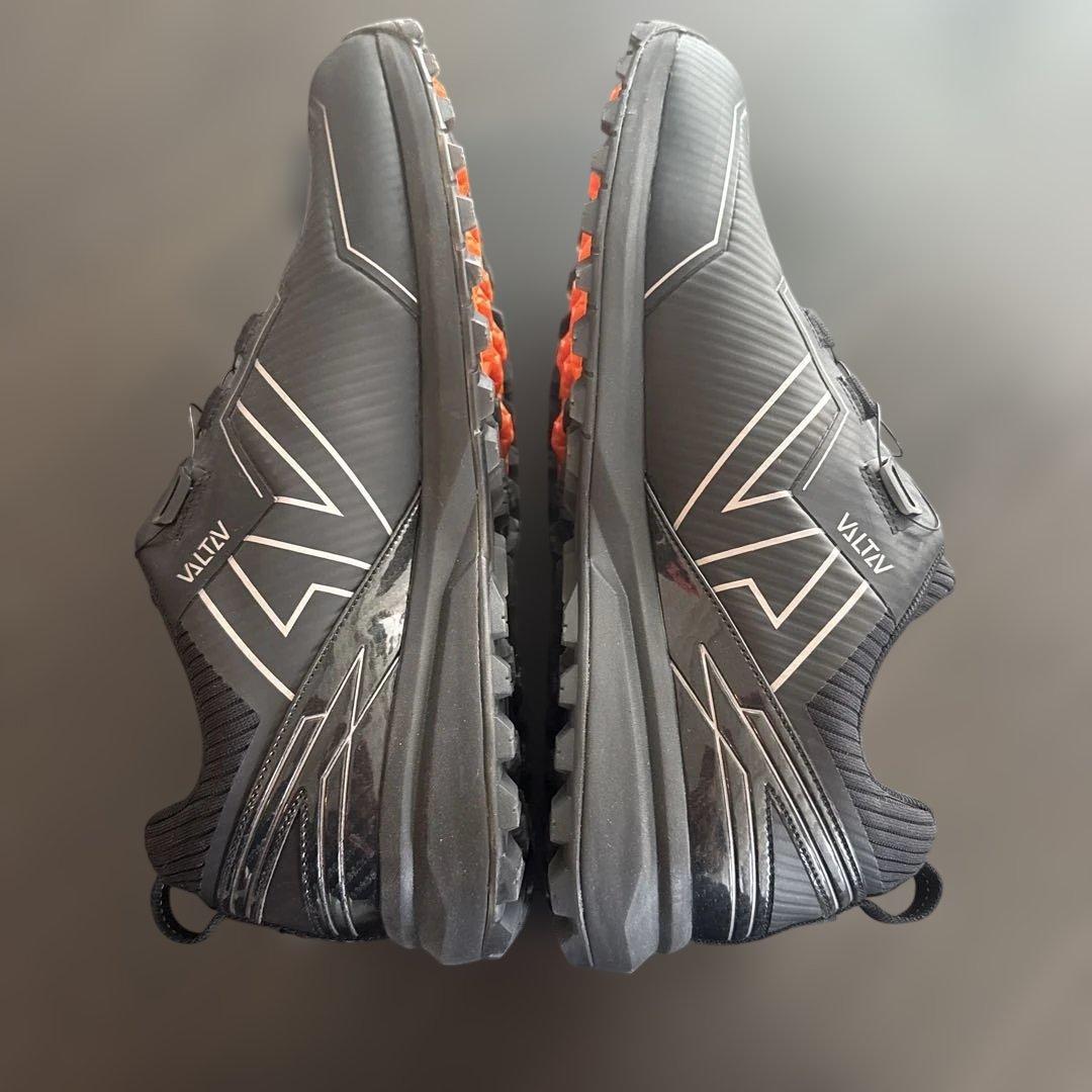 足袋ゴルフシューズ【VG34】ブラック×シルバー　28.5センチ