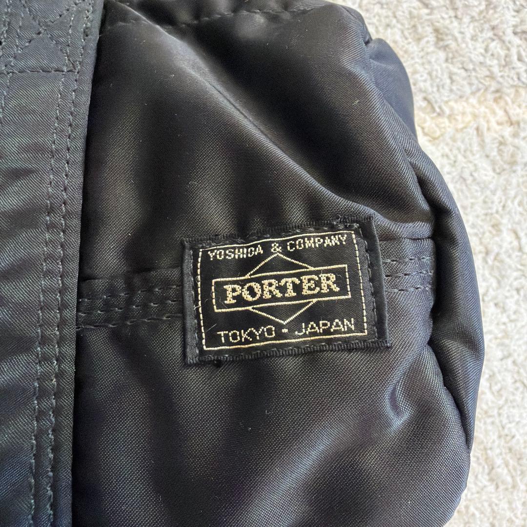 PORTER ミニボストンバッグ ドラム型 ブラック
