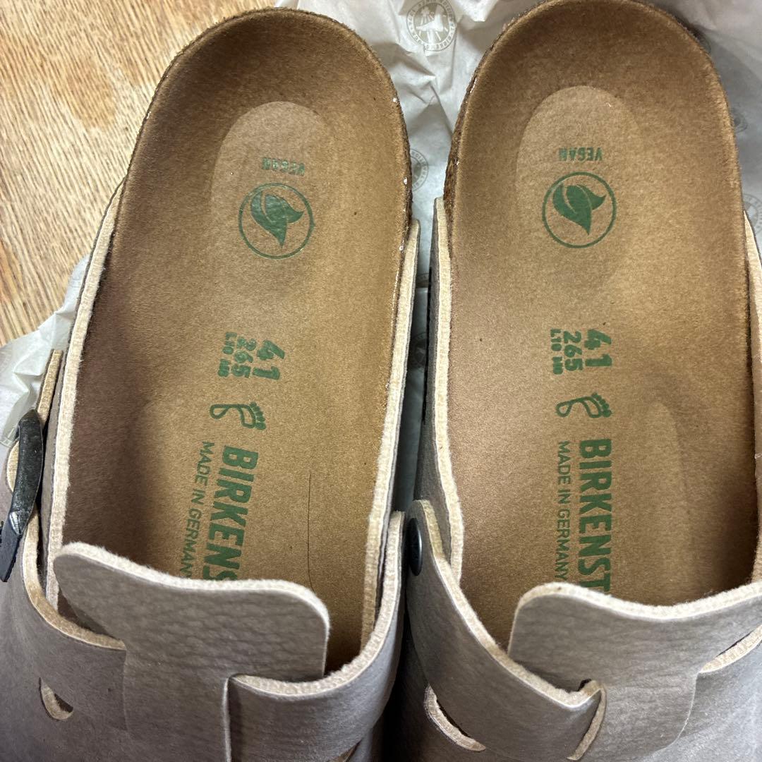 BIRKENSTOCK ボストン　41 26.5 デザートダストグレー