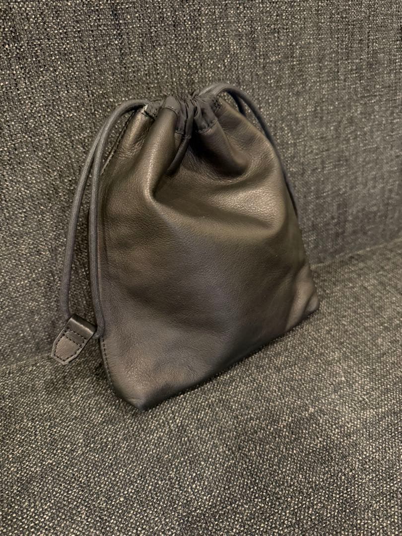 UNUTED ARROWS UNFINISHED LEATHER/巾着バッグ