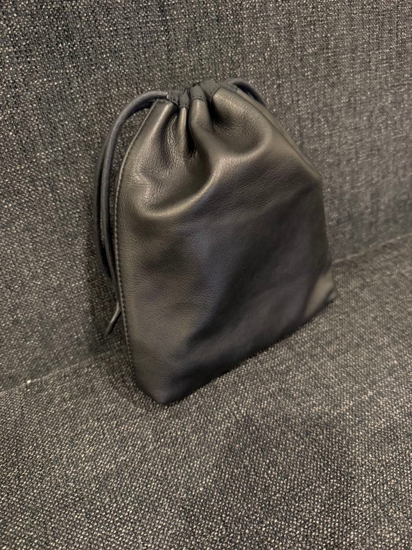 UNUTED ARROWS UNFINISHED LEATHER/巾着バッグ