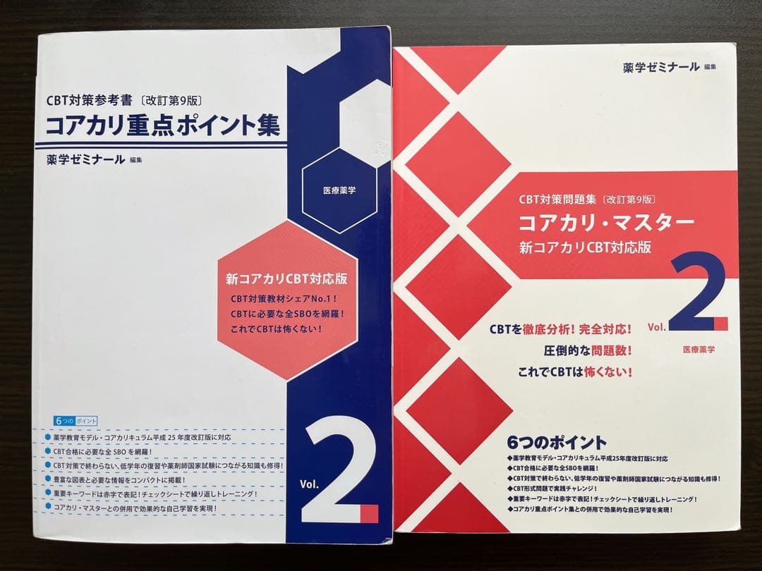 〈第9版〉コアカリ重点ポイント集＆コアカリ・マスター　全6冊セット