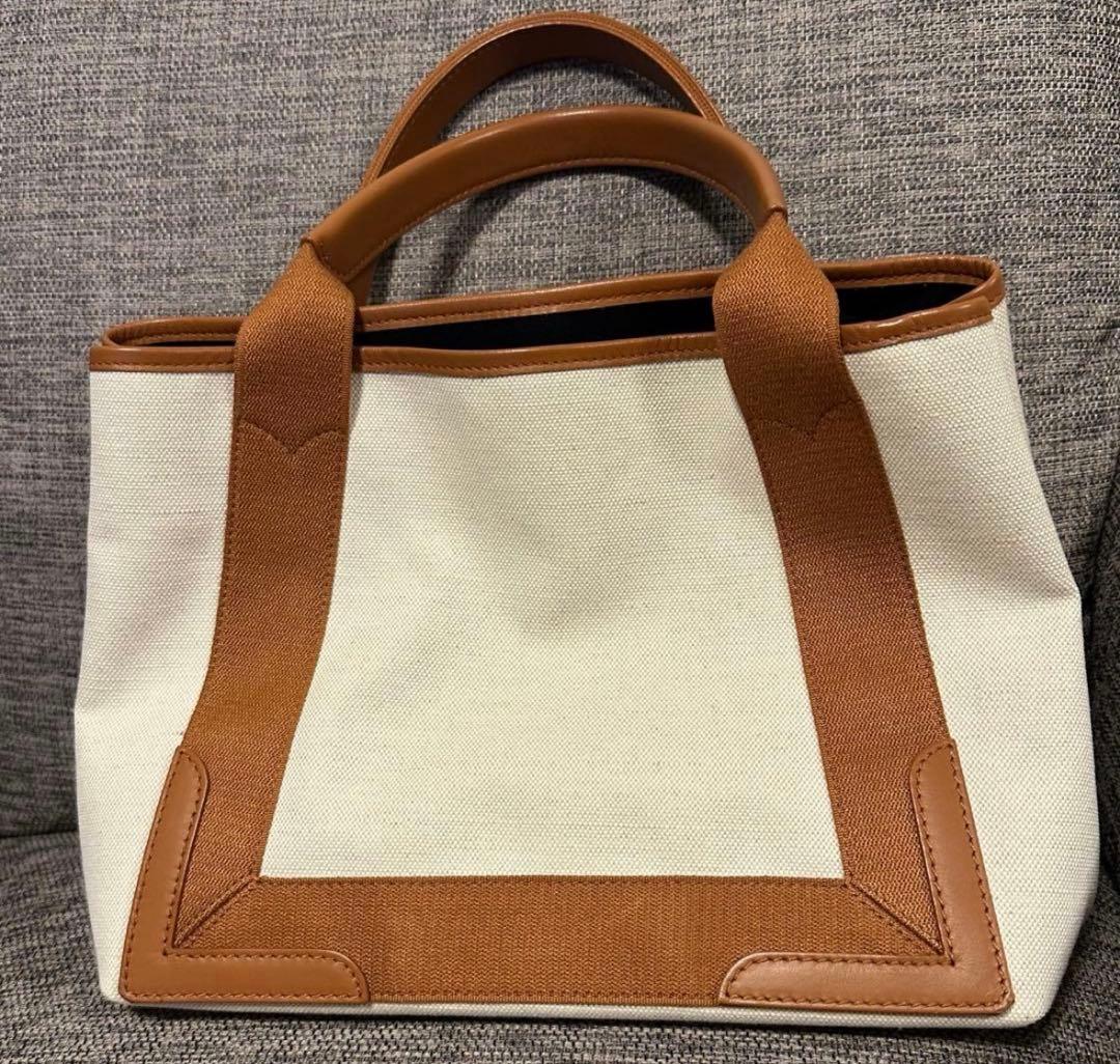 バレンシアガ ネイビーカバス S トートバッグ