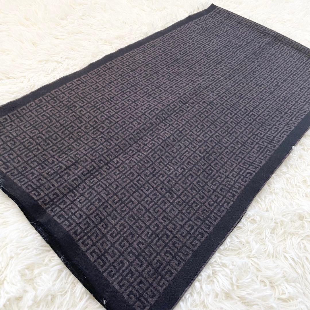 【横田】 GIVENCHY ジバンシー ロゴ ウール マフラー