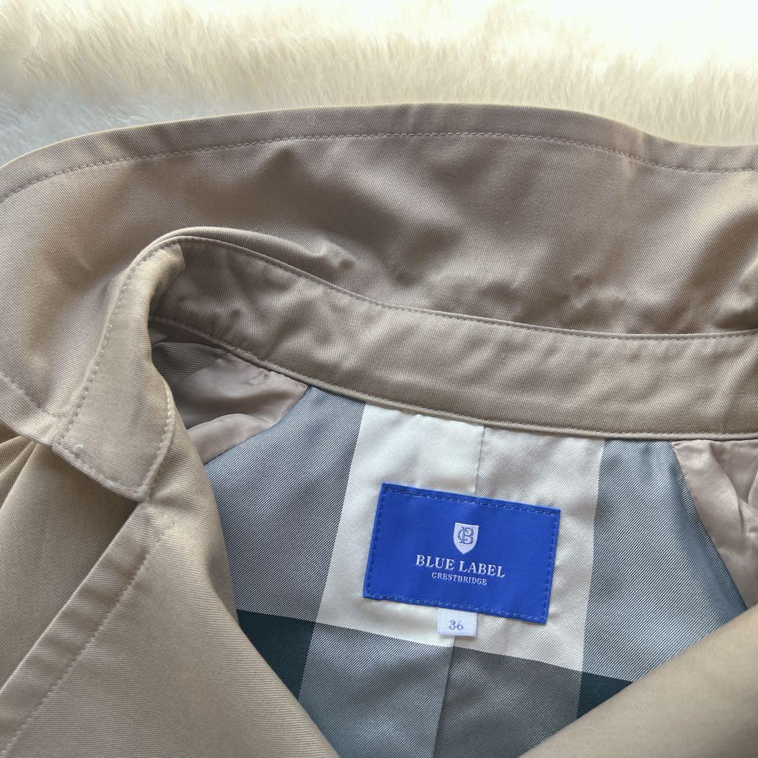 未使用級✨️ ブルーレーベル クレストブリッジ トレンチコート ショート 24SS
