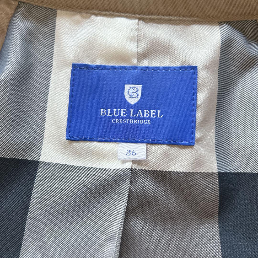未使用級✨️ ブルーレーベル クレストブリッジ トレンチコート ショート 24SS