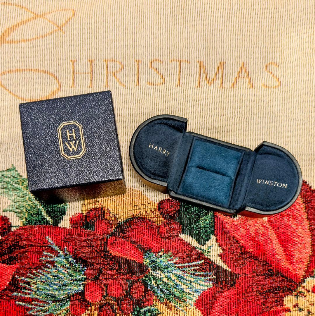 ハリーウィンストン 美品 リングケース 箱 HARRY WINSTON