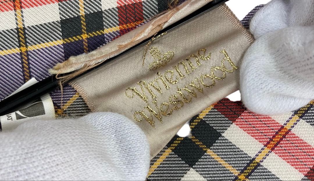 Vivienne Westwood　日傘　UVカット　パープル　チェック